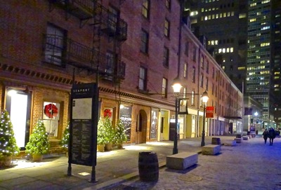 Schermerhorn Row houses photo south st seaport in the fidi neighborhood downtown nyc