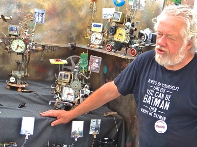 richard burkitt fantasy clocks photos washington square art fair