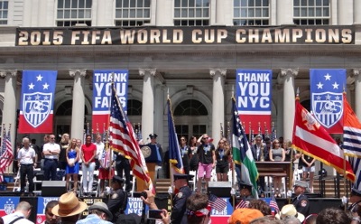 womens world cup champion ticker tape parade nyc 2015