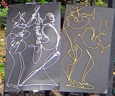 sir shadow drawings charlie parker jazz fest east village nyc