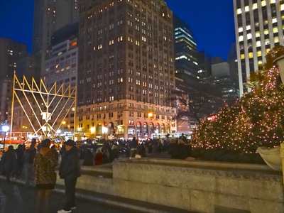 hanukkah nyc menorah lighting manhattan nyc
