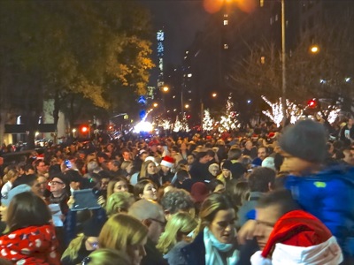 park ave tree lighting UES nyc