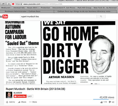 rupert murdoch dirty digger